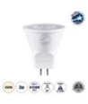 GLOBOSTAR® TINO 60109 Σποτ GU5.3 MR11 LED 3W 315lm 38° DC 12-24V IP20 Φυσικό Λευκό 4500K -Lumileds SMD Chip - Μ3.5 x Π3.5 x Υ3.5cm - 3 Χρόνια Εγγύηση